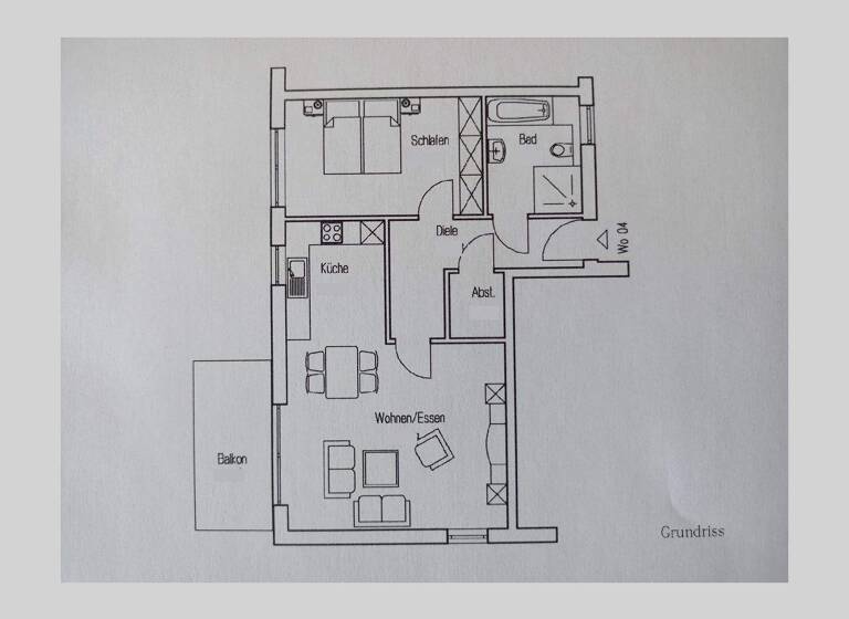 Wohnung zur Miete 388 € 2 Zimmer 67,4 m² frei ab 01.05.2026 Börlinghausen 3 Kierspe Bahnhof Kierspe 58566