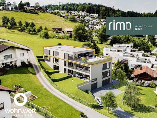 Penthouse zum Kauf - Erstbezug 1.280.000 € 5 Zimmer 159,4 m² 2. Geschoss Auf der Bleiche 8 Frastanz 6820