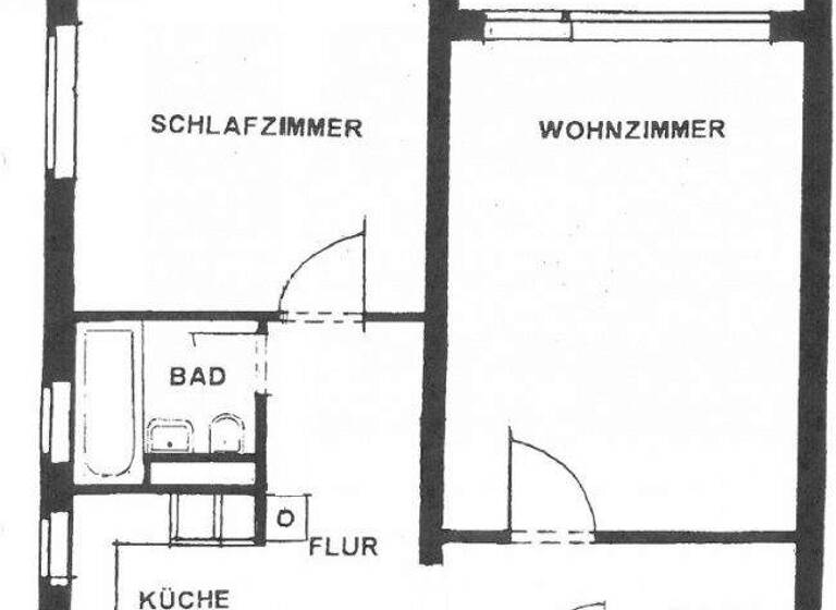 Wohnung zur Miete 340 € 2 Zimmer 56,1 m² EG frei ab sofort Straße des Friedens 68 Merseburg 06217