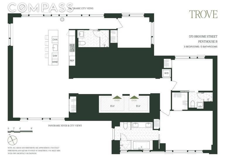 Studio zum Kauf 5.709.890 € 4 Zimmer 199,7 m²<br/>Wohnfläche 570 Broome Street Manhattan 10013