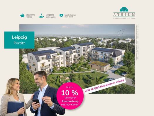 Wohnung zum Kauf provisionsfrei als Kapitalanlage geeignet 329.500 € 2 Zimmer 61,1 m² Cradefelder Straße 2 Plaußig-Portitz Nordost 04349