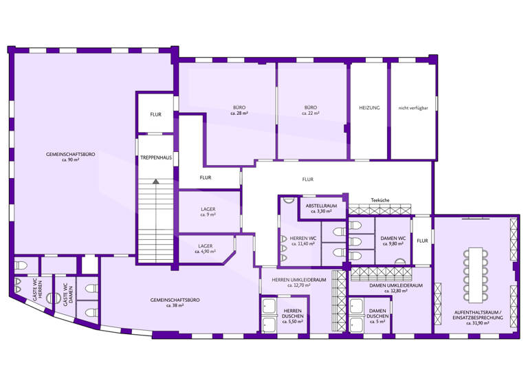 Bürofläche zur Miete 5,50 € 130 m² Bürofläche Fischereihafen Bremerhaven / Fischereihafen 27572