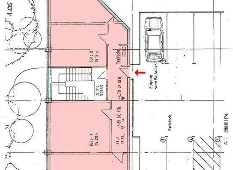 Bürofläche zur Miete provisionsfrei 8,90 € 121 m² Bürofläche teilbar ab 121 m² Kleinreuth b Schweinau Nürnberg 90431