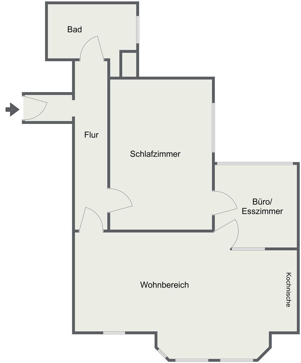 Wohnung zur Miete 650 € 2 Zimmer 63 m²<br/>Wohnfläche 2.<br/>Geschoss ab sofort<br/>Verfügbarkeit Zentrum Oldenburg 26122