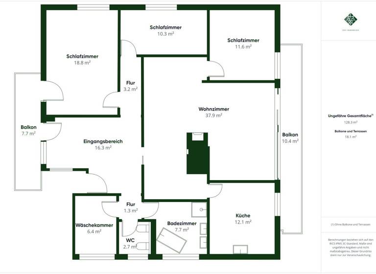 Wohnung zum Kauf 359.000 € 4 Zimmer 127 m² 2. Geschoss Kirchbichl 6322