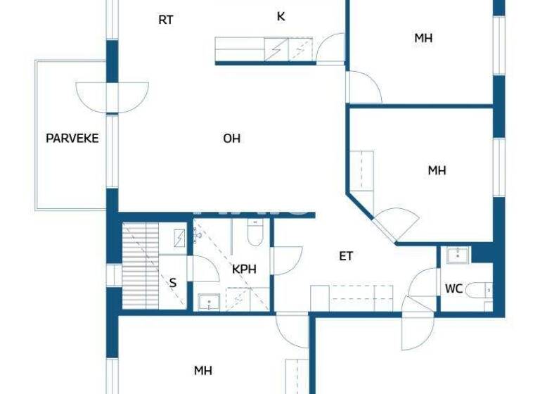 Wohnung zum Kauf 209.000 € 4 Zimmer 91,5 m² 2. Geschoss Meritullinkatu 6 Porvoo 06100