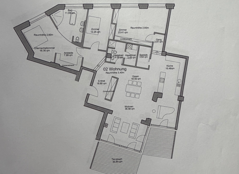 Wohnung zur Miete 2.150 € 4 Zimmer 193,5 m² EG frei ab 01.07.2026 Altstadt Erfurt 99084