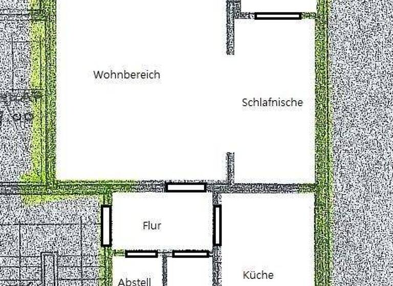 Studio zur Miete 250 € 1 Zimmer 40,2 m² 1. Geschoss frei ab sofort Am Klepperberg 19 Clausthal-Zellerfeld 38678
