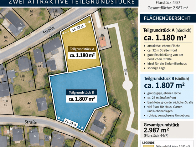 Grundstück zum Kauf provisionsfrei 108.420 € 1.807 m² Grundstück frei ab sofort Gerzen Alfeld (Leine) 31061