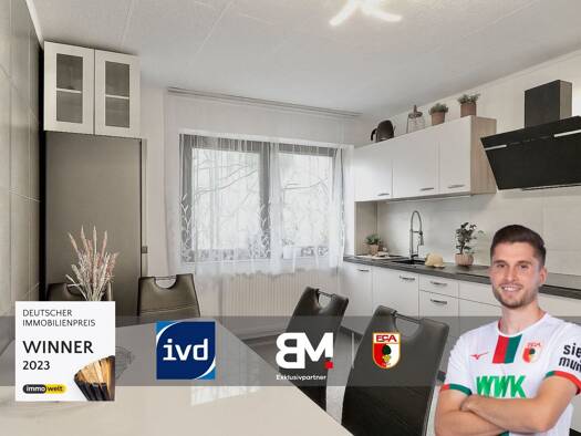 Wohnung zum Kauf 215.000 € 2,5 Zimmer 50 m² EG Haunstetten Augsburg / Haunstetten 86179