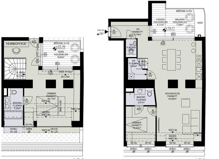 Wohnung zum Kauf 1.495.000 € 3 Zimmer 124,5 m² Untere Weißgerber Straße 17 Wien 1030