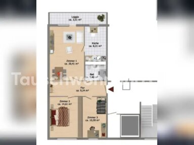 Wohnung zur Miete Tauschwohnung 360 € 3 Zimmer 68 m² 5. Geschoss Hellersdorf Berlin 12619