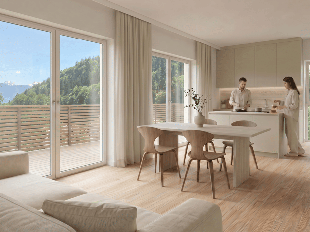 Wohnung zum Kauf - Neubau provisionsfrei 660.000 € 3 Zimmer 97,5 m² 1. Geschoss Franz-Prantl-Straße 30 Mühlbach Kiefersfelden 83088