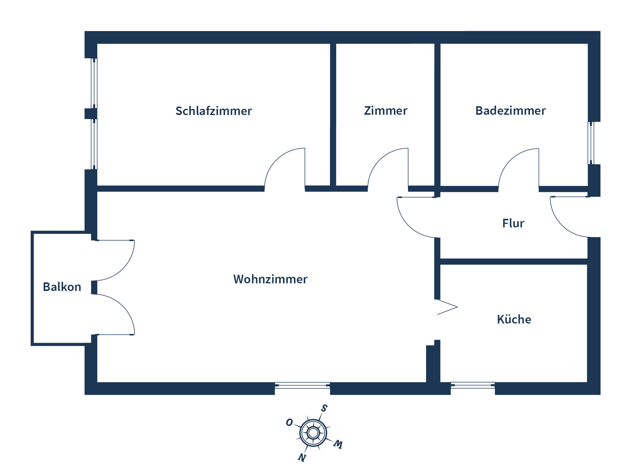 Wohnung zum Kauf 176.000 € 2,5 Zimmer 68,7 m²<br/>Wohnfläche 1.<br/>Geschoss Heidenau 01809