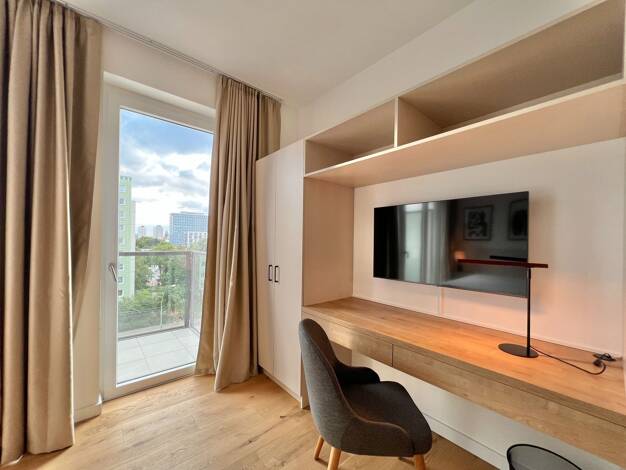 Wohnung zur Miete Wohnen auf Zeit 1.395 € 1 Zimmer 34 m² frei ab 01.05.2026 Platz der Vereinten Nationen 22 A Friedrichshain Berlin 10249