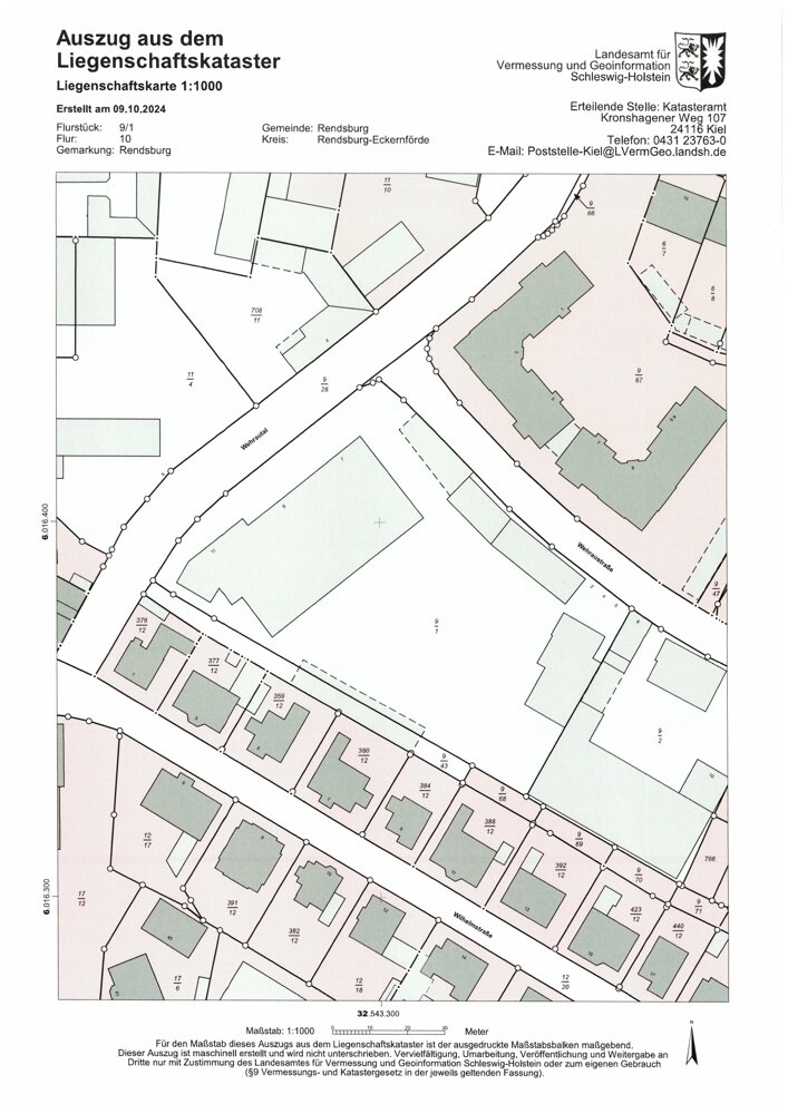 Grundstück zum Kauf 1.750.000 € Kanalgebiet - West Rendsburg 24768