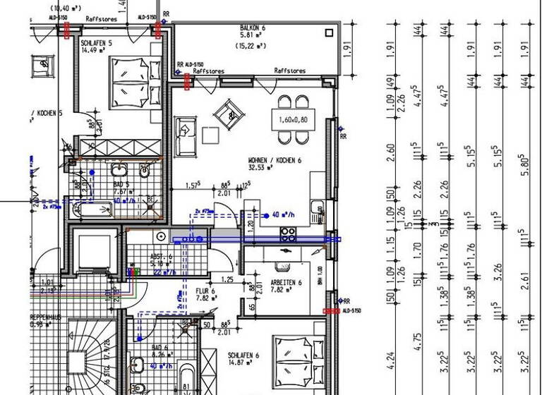 Wohnung zur Miete 1.000 € 3 Zimmer 83 m² 1. Geschoss Heppens Wilhelmshaven 26384