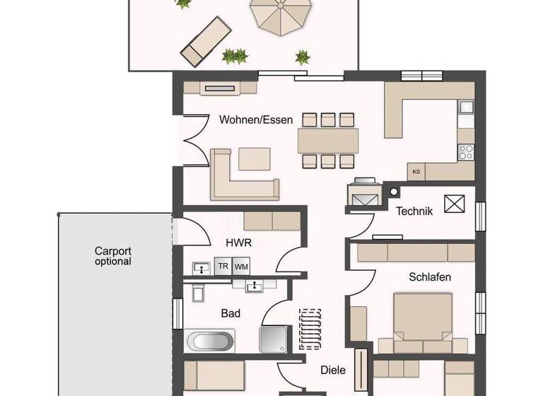 Bungalow zum Kauf provisionsfrei 428.000 € 4 Zimmer 140 m² 660 m² Grundstück Borod 57614