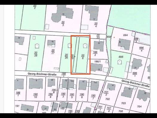 Grundstück zum Kauf 125.000 € 860 m² Grundstück frei ab sofort Georg-Büchner-Straße 20 Hann. Münden 34346