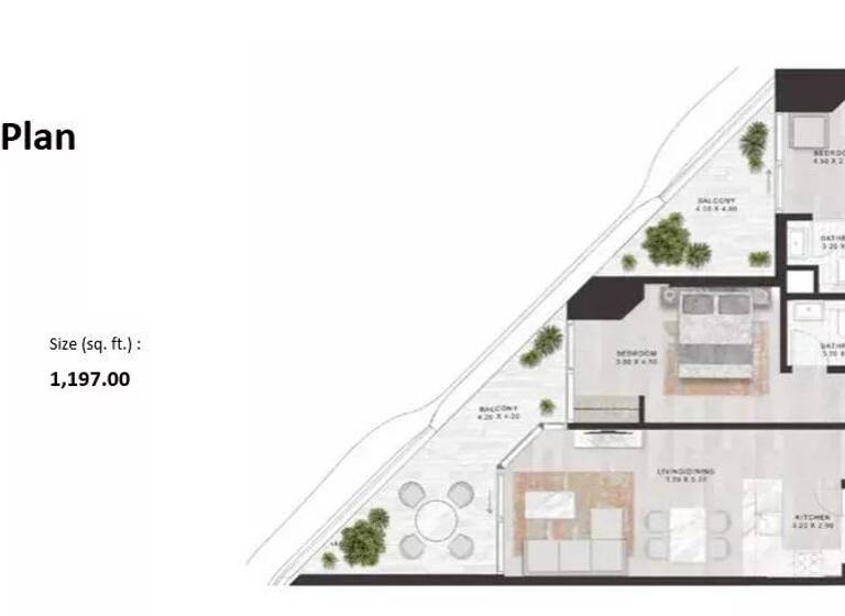 Studio zum Kauf provisionsfrei 650.000 € 3 Zimmer 111 m² Dubai Maritime City