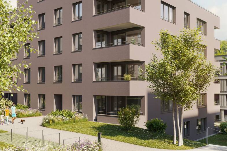 Wohnung zur Miete - Neubau 1.190 € 3 Zimmer 64,5 m² 2. Geschoss frei ab 01.07.2025 Oststadt Ravensburg 88212
