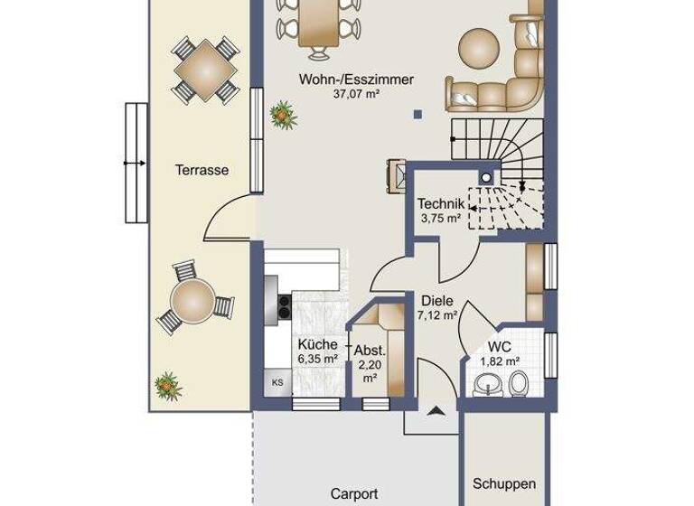 Einfamilienhaus zum Kauf 835.000 € 4 Zimmer 112,5 m² 708 m² Grundstück Egg 6863