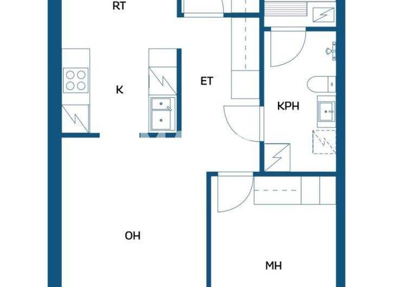 Reihenmittelhaus zum Kauf 115.000 € 2 Zimmer 50 m² 3.011 m² Grundstück Revontie 10 Pornainen 07170