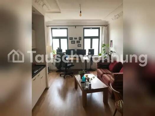 Wohnung zur Miete Tauschwohnung 370 € 1,5 Zimmer 35 m² 2. Geschoss Volkmarsdorf Leipzig 04315