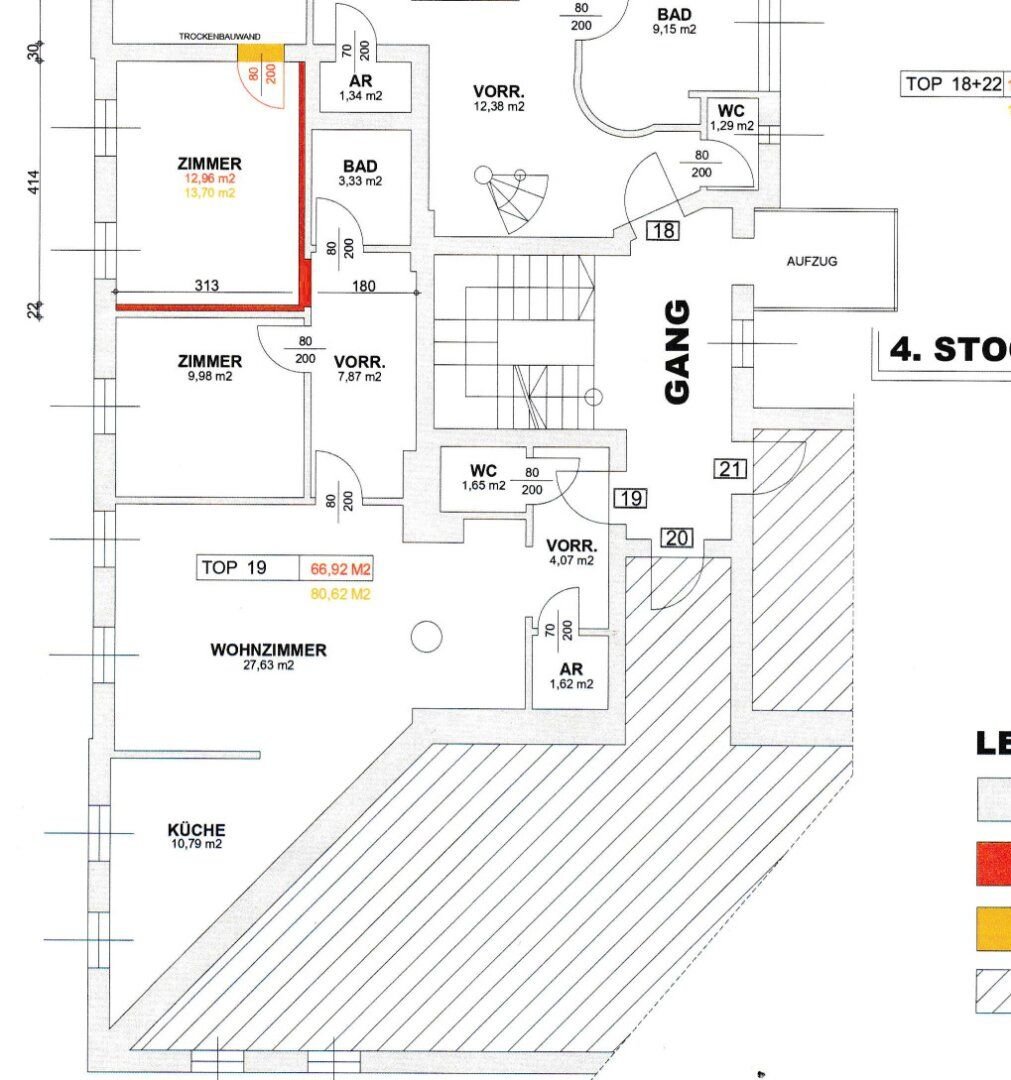 Wohnung zum Kauf 219.000 € 2,5 Zimmer 66,9 m²<br/>Wohnfläche 4.<br/>Geschoss Muhrengasse Wien 1100