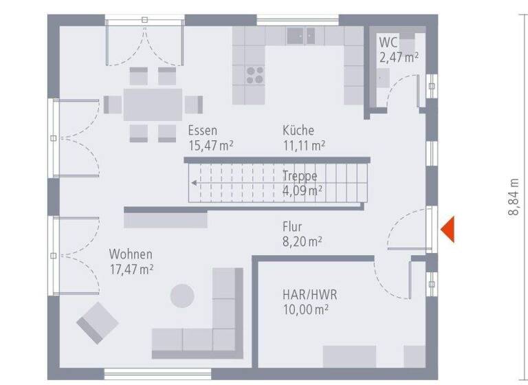 Einfamilienhaus zum Kauf 480.000 € 4 Zimmer 135 m² 800 m² Grundstück Poppenreuth Kammerstein 91126