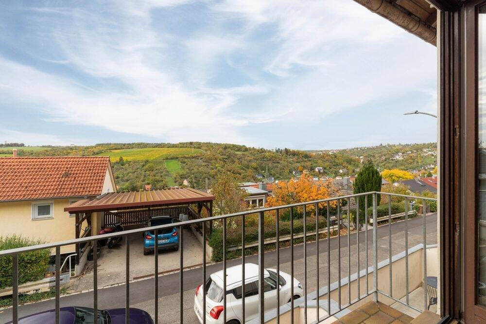 Helles 1-Zimmer-Apartment mit Blick über die Weinberge