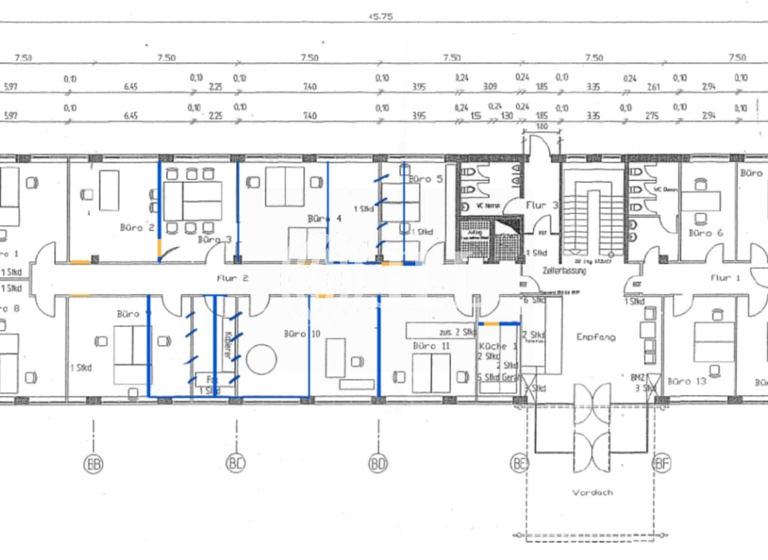Bürofläche zur Miete 8,90 € 994 m² Bürofläche Duisburg 47167