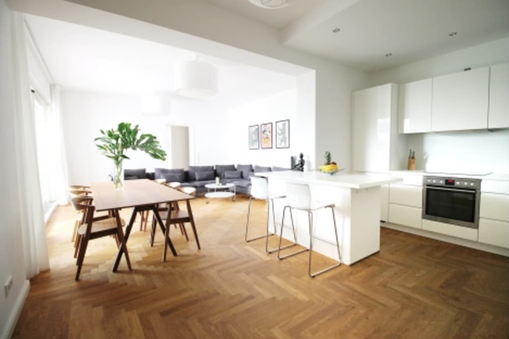 Wohnung zur Miete Wohnen auf Zeit 4.000 € 4 Zimmer 138 m²<br/>Wohnfläche ab sofort<br/>Verfügbarkeit Schreinerstr. Friedrichshain Berlin 10247