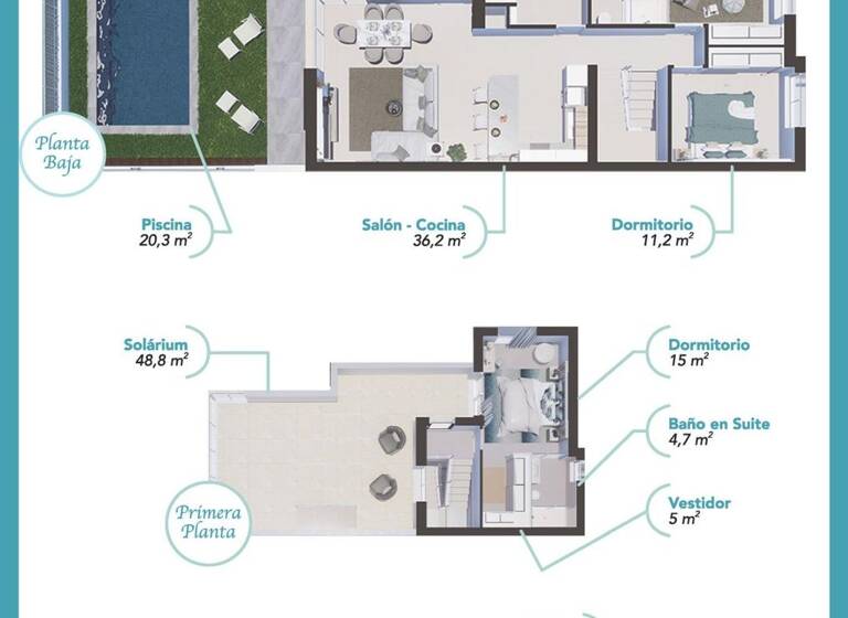 Doppelhaushälfte zum Kauf provisionsfrei 442.000 € 4 Zimmer 232 m² 176 m² Grundstück Calle Calle Los Benedictos 2 Los Alcázares 30710