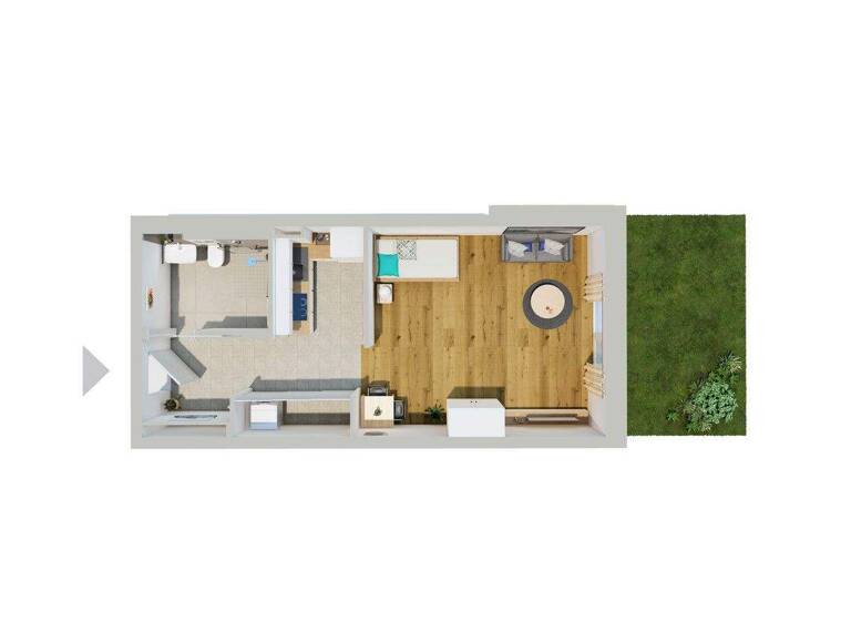 Studio zur Miete 790 € 1 Zimmer 42,9 m² EG frei ab sofort Deggendorf 94469