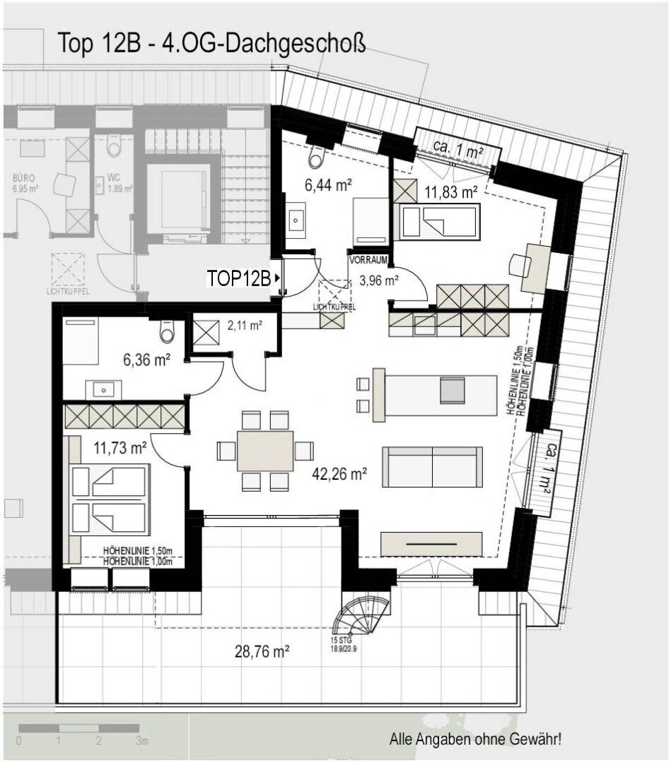 Wohnung zum Kauf 731.000 € 3 Zimmer 85 m²<br/>Wohnfläche 4.<br/>Geschoss Professor Schlosser-Straße 20 Kufstein 6330