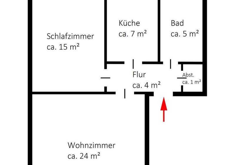 Wohnung zum Kauf 149.000 € 2 Zimmer 60 m² 2. Geschoss Bahnhofsvorstadt Bremen 28195