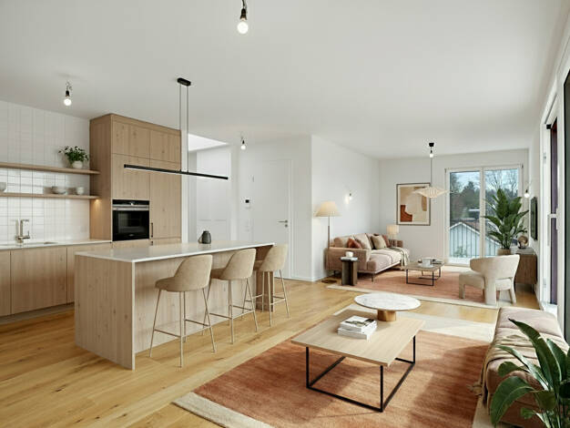 Penthouse zum Kauf - Erstbezug 1.320.000 € 3 Zimmer 129,3 m² 3. Geschoss Hadern München 81377