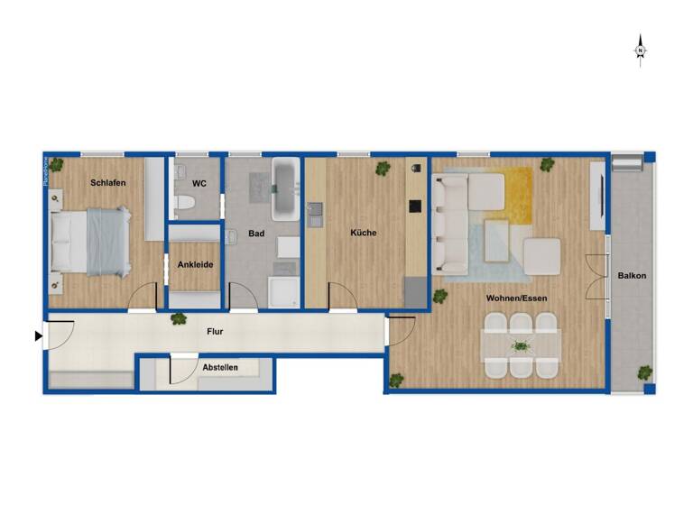 Wohnung zum Kauf 245.000 € 2 Zimmer 101,5 m²<br/>Wohnfläche 1.<br/>Geschoss Hohenwarth Hohenwarth 93480