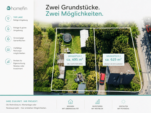 Grundstück zum Kauf 489.000 € 625 m² Grundstück Hitdorf Leverkusen 51371