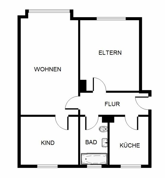 Wohnung zur Miete 540 € 3,5 Zimmer 60,3 m²<br/>Wohnfläche 18.02.2025<br/>Verfügbarkeit Bayrische Str. 160 Obereving Dortmund 44339