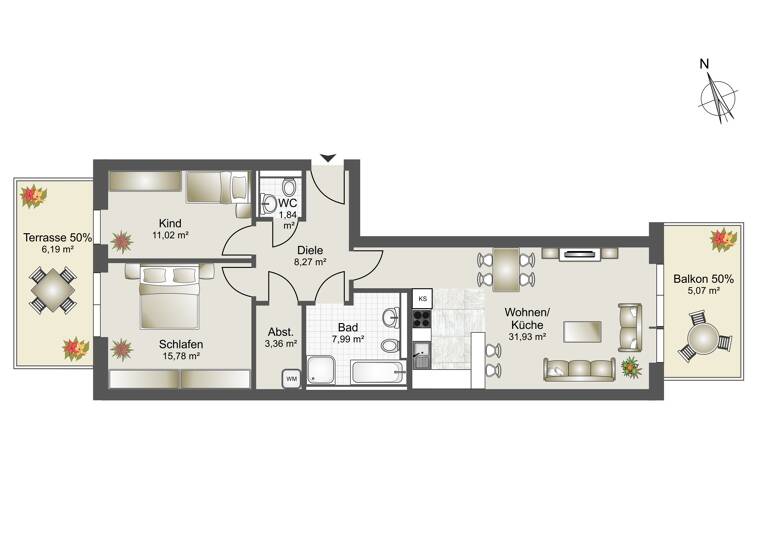 Wohnung zur Miete 1.100 € 3 Zimmer 91,5 m²<br/>Wohnfläche 01.08.2025<br/>Verfügbarkeit Lüdenscheid Lüdenscheid 58511