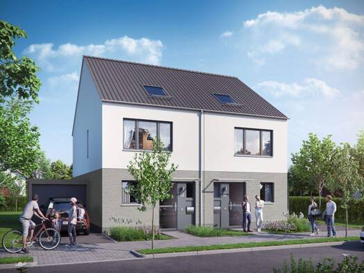 Doppelhaushälfte zum Kauf provisionsfrei 411.900 € 4 Zimmer 110 m² 203 m² Grundstück Ickern Castrop-Rauxel 44577