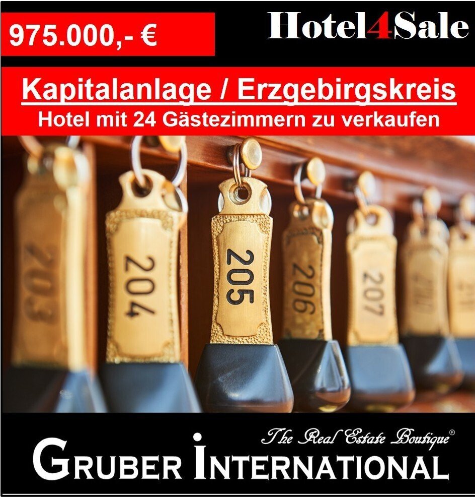 Hotel zum Kauf 975.000 € 24 Zimmer 100 m²<br/>Gastrofläche 470 m²<br/>Grundstück Annaberg Annaberg-Buchholz 09456