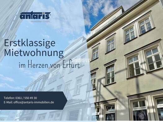 Wohnung zur Miete - Erstbezug 2.100 € 5,5 Zimmer 150 m² Altstadt Erfurt 99084