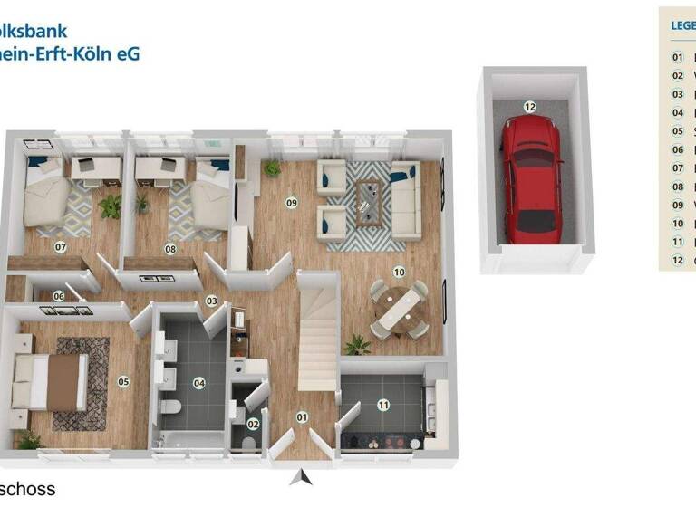 Einfamilienhaus zum Kauf 299.000 € 4 Zimmer 102,1 m² 499 m² Grundstück Buir Kerpen 50170
