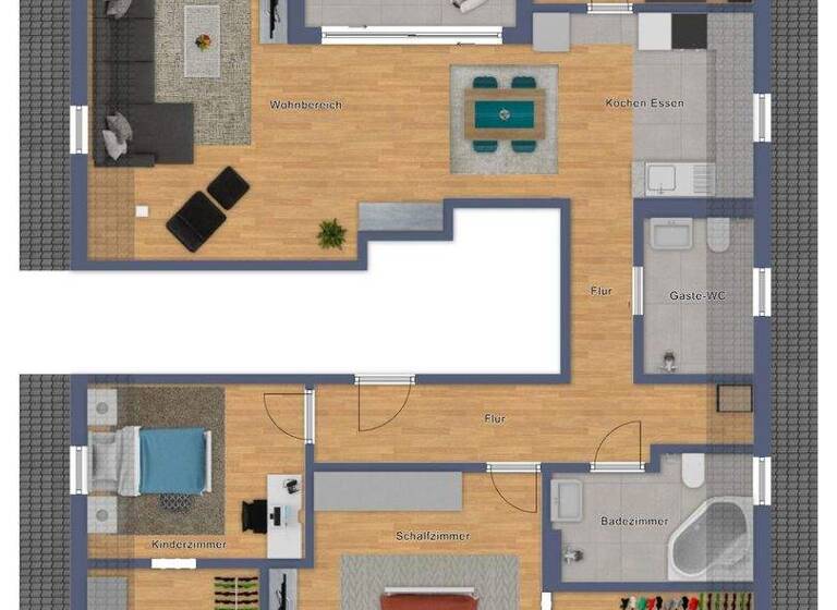 Penthouse zum Kauf - Erstbezug 1.200.000 € 3 Zimmer 126,8 m² 3. Geschoss Frauenland Würzburg 97074