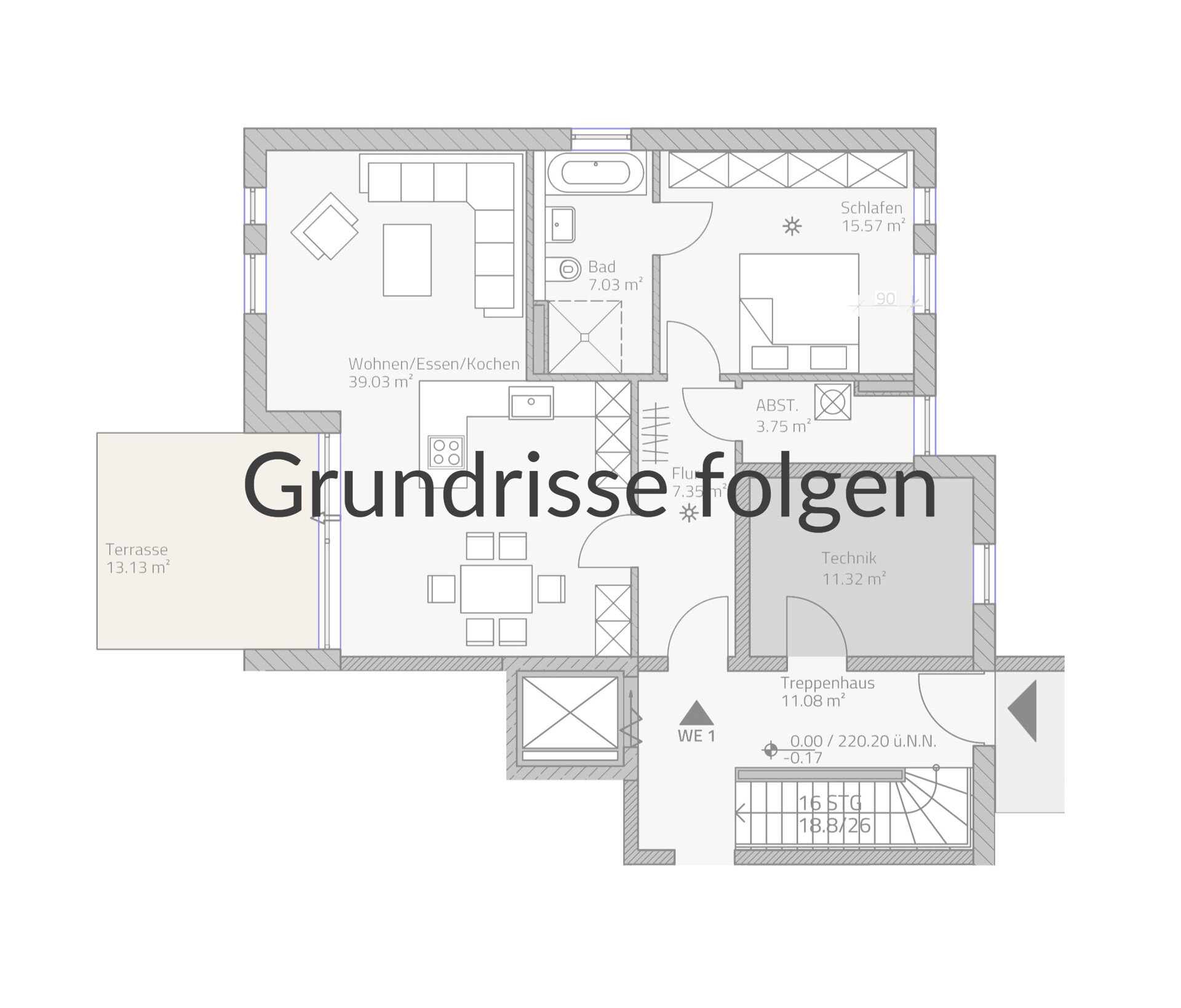 Wohnung zum Kauf 160.000 € 2 Zimmer Mülldorf Sankt Augustin / Mülldorf 53757