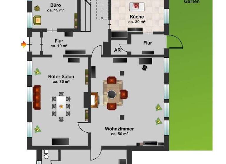 Einfamilienhaus zum Kauf provisionsfrei 1.200.000 € 10 Zimmer 352 m² 3.254 m² Grundstück Köhn 24257