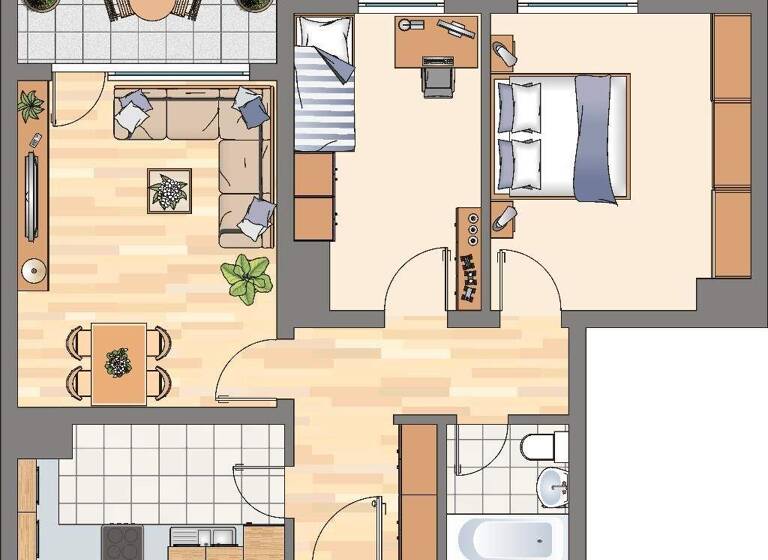 Wohnung zur Miete 539 € 3 Zimmer 65 m² 1. Geschoss Rauschenbuschstraße 11 Wickede Dortmund 44319